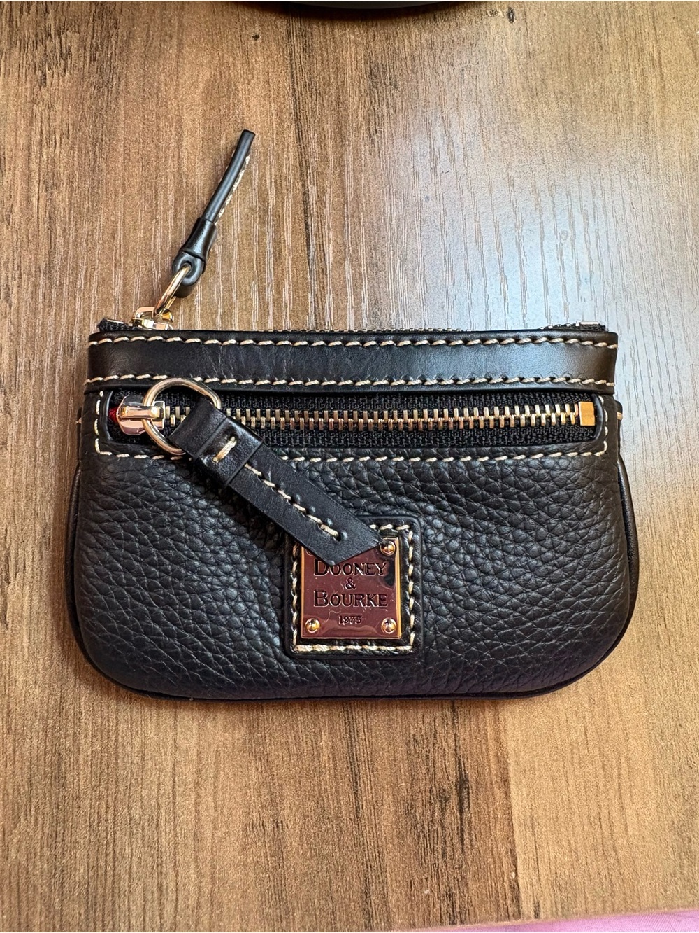 Dooney and Bourke coin purse black
